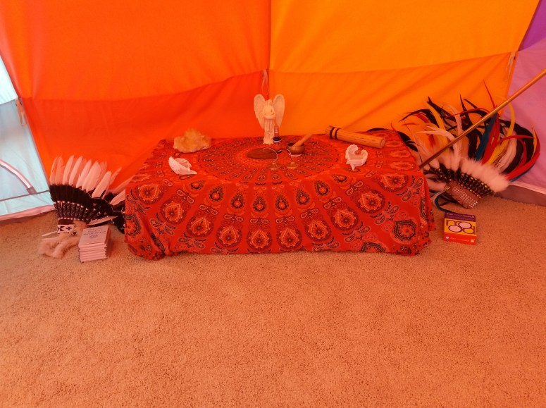 Altar (so far) just a sample of it from Karlyn