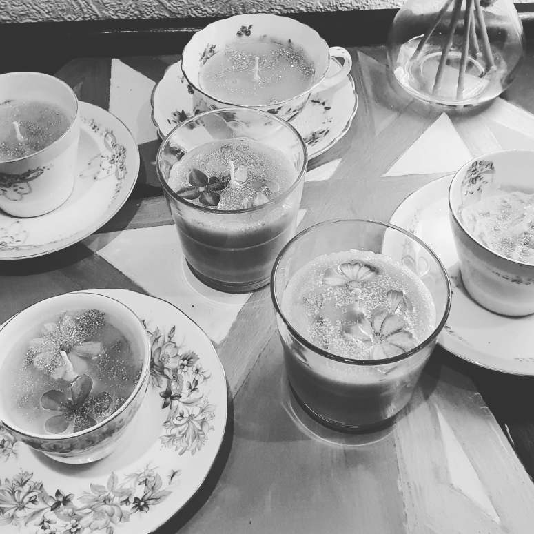 I made these candles